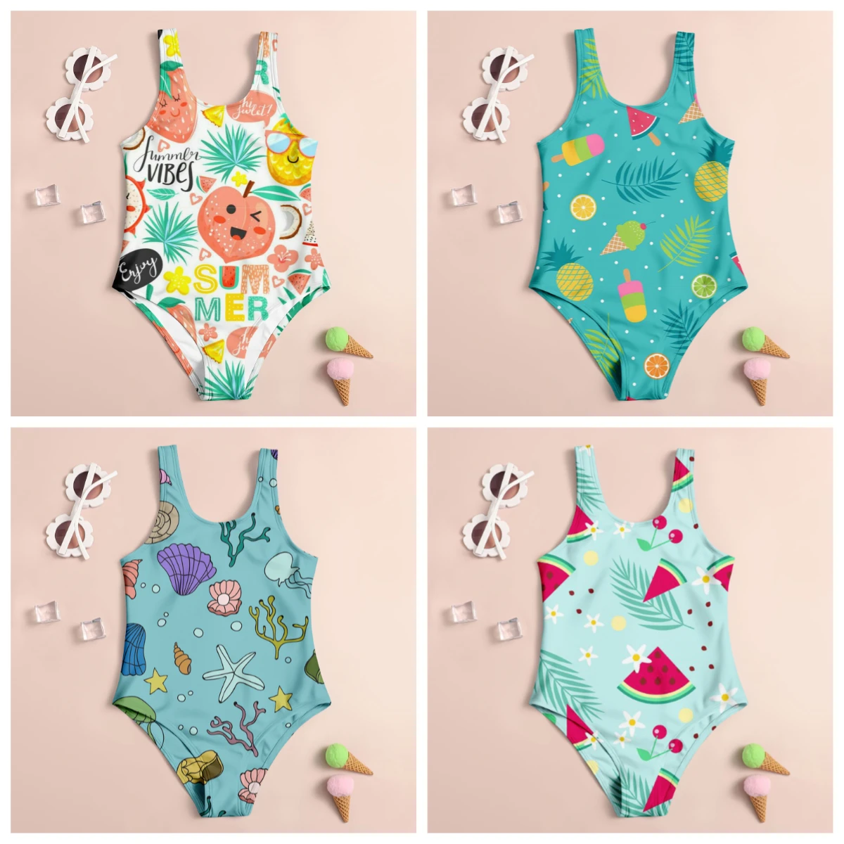 Summer Fashion Children's Swimsuit Cute 3D Printed Girl's Swimsuit Cartoon Trendy Beach Party Vacation Comfortable Diving Sports
Summer Fashion Children's Swimsuit Cute 3D Printed Girl's Swimsuit Cartoon Trendy Beach Party Vacation Comfortable Diving Sports