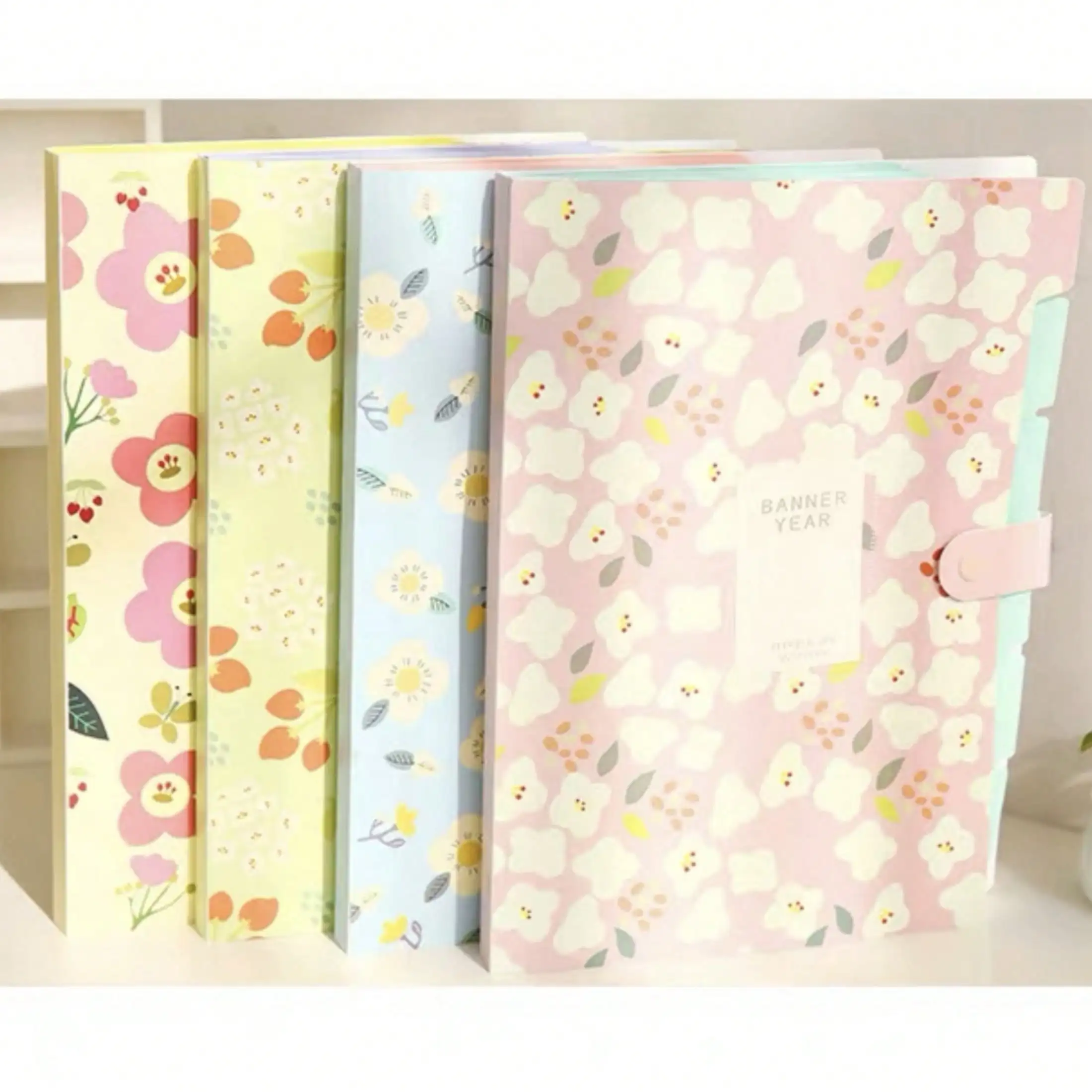 6pcs Accordion Folders, Cartoon Floral Plastic Matte A4 Document Holder, Waterproof File Organizer Bag For Students
6pcs Accordion Folders, Cartoon Floral Plastic Matte A4 Document Holder, Waterproof File Organizer Bag For Students