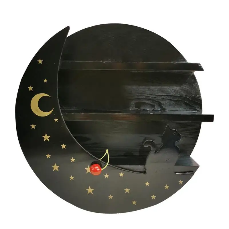 Wall-Mounted Crystal Holder Moon Design Wooden Display Rack Essential Oil Fragrance Display Stand For Christmas And Birthday
Wall-Mounted Crystal Holder Moon Design Wooden Display Rack Essential Oil Fragrance Display Stand For Christmas And Birthday