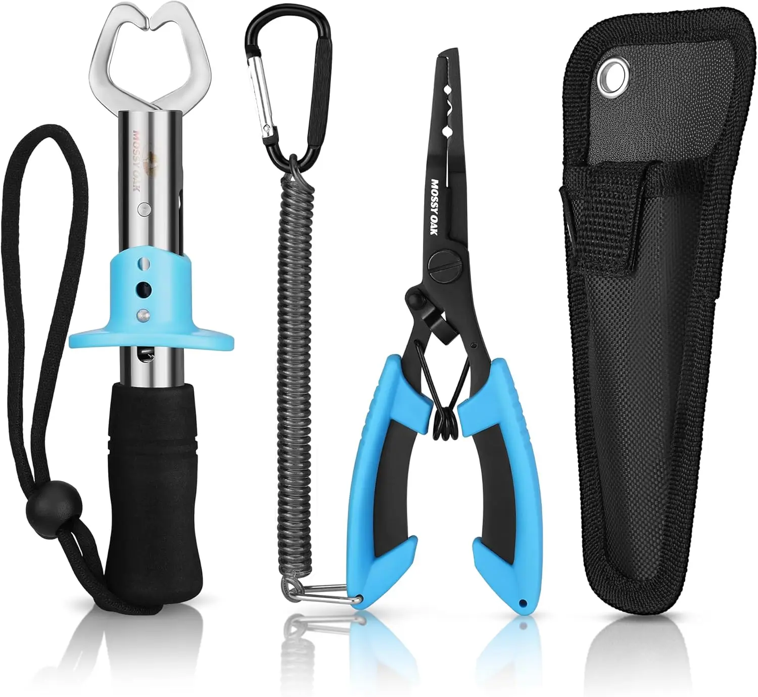 Mossy Oak Fishing Tools Kit- Fishing Plier, Fish Lip Gripper, Multifunctional Fishing Hook Remover with Lanyards Sheath, Saltwater Resistant Fishing Accessories & Equipment, Fishing Gifts for Men
Mossy Oak Fishing Tools Kit- Fishing Plier, Fish Lip Gripper, Multifunctional Fishing Hook Remover with Lanyards Sheath, Saltwater Resistant Fishing Accessories & Equipment, Fishing Gifts for Men