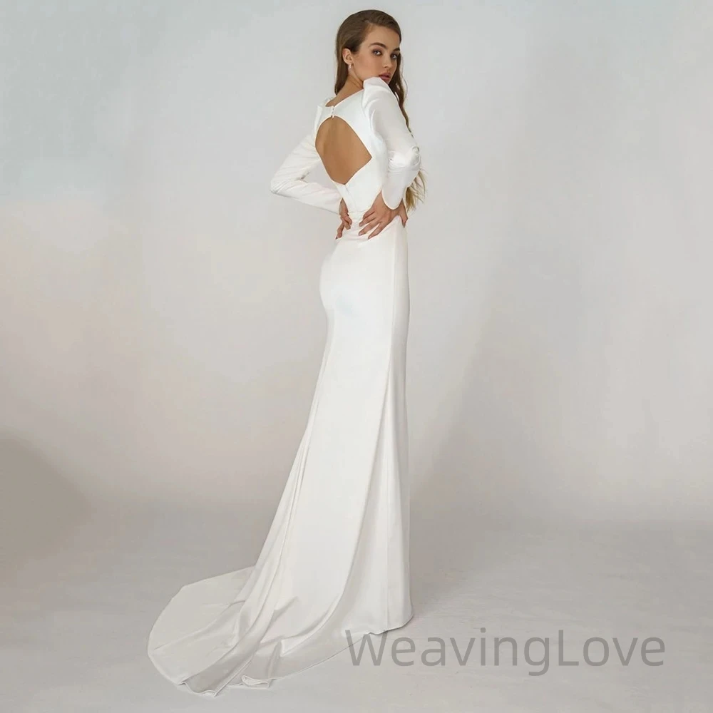 New Fashion Long Sleeves Mermaid One piece dress Wedding Dress Bridal Gown Simple Backless Evening Dress White Dress Plus Size
New Fashion Long Sleeves Mermaid One piece dress Wedding Dress Bridal Gown Simple Backless Evening Dress White Dress Plus Size