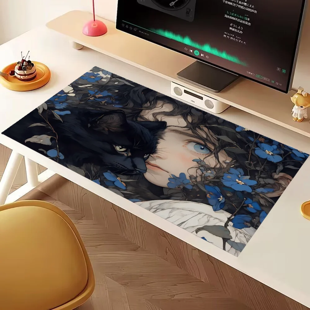Girl and Black Cat Wrist Pad Mouse Keyboard Mat Gaming Pc Accessories Mousepad Gamer Anime Mouse Pad 900 × 400 Table Pads Mats
Girl and Black Cat Wrist Pad Mouse Keyboard Mat Gaming Pc Accessories Mousepad Gamer Anime Mouse Pad 900 × 400 Table Pads Mats