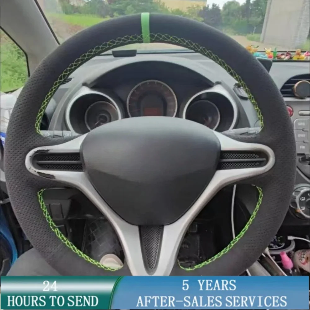 Customized Car Steering Wheel Braid Cover Hand Sewing Suede Leather For Honda Civic 8th MK8 2005 2006 2007 2008 2009 2010 2011
Customized Car Steering Wheel Braid Cover Hand Sewing Suede Leather For Honda Civic 8th MK8 2005 2006 2007 2008 2009 2010 2011