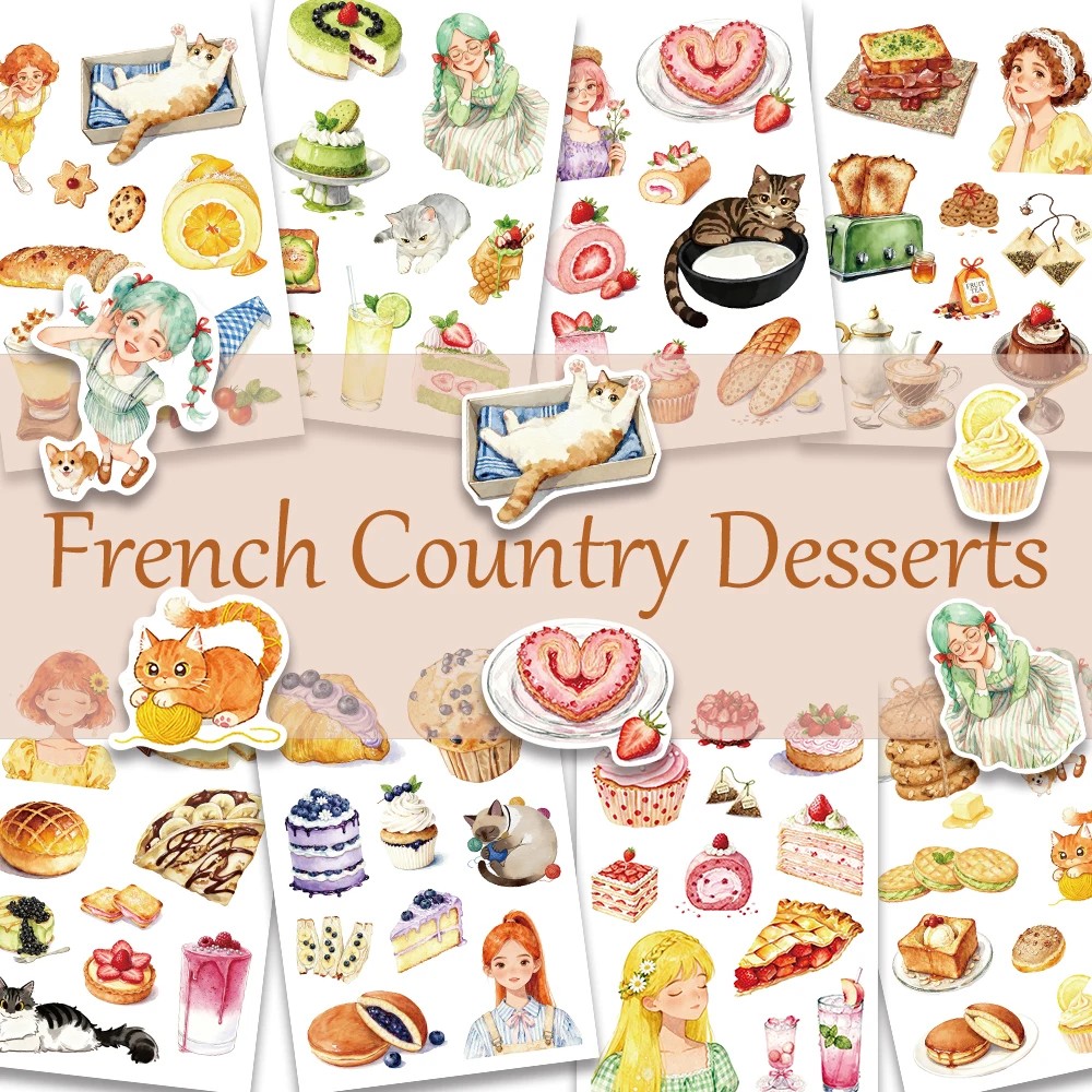 8Sheets French Country Dessert Collage Stickers Weekend Life DIY Exquisite Hand Account Materials Phone Cases Laptop Stickers
8Sheets French Country Dessert Collage Stickers Weekend Life DIY Exquisite Hand Account Materials Phone Cases Laptop Stickers