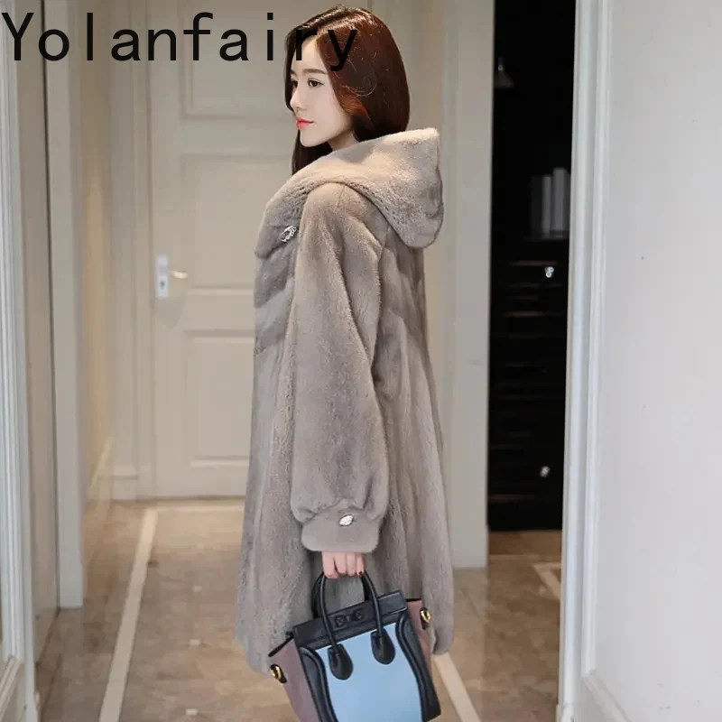 Real Fur Coat Women Luxury Winter Mink Jackets Hooded Mid-length Natural Mink Fur Coats for Womens Mink Fur Jacket Abrigo Mujer
Real Fur Coat Women Luxury Winter Mink Jackets Hooded Mid-length Natural Mink Fur Coats for Womens Mink Fur Jacket Abrigo Mujer