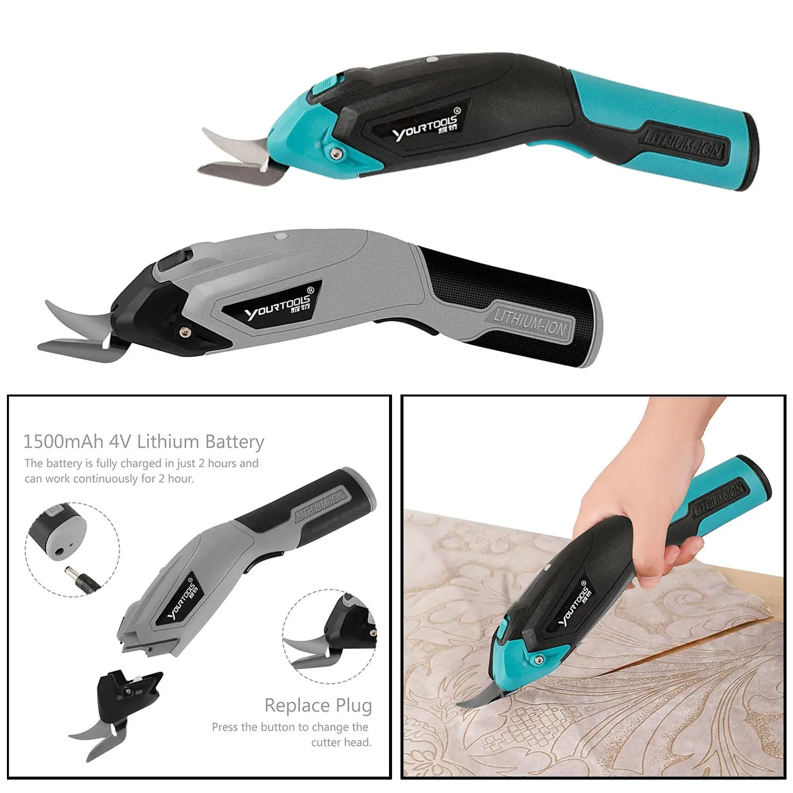 Cordless Electric Scissors Cutter Box Cutter for Carpet Crafts Sewing Cardboard
Cordless Electric Scissors Cutter Box Cutter for Carpet Crafts Sewing Cardboard