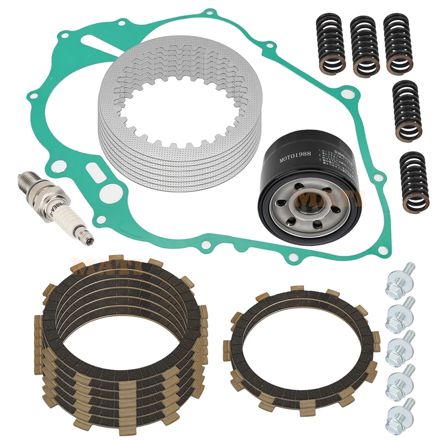 M MATI Clutch Kit With Springs Cover Gasket for Yamaha Raptor 600R YFM660R 2001-2005 360-16325-00-00 5DM-13440-00-00
M MATI Clutch Kit With Springs Cover Gasket for Yamaha Raptor 600R YFM660R 2001-2005 360-16325-00-00 5DM-13440-00-00