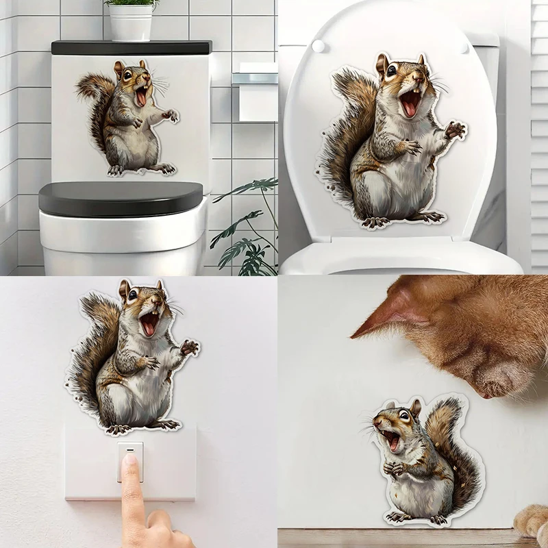 Naughty Squirrel Wall Stickers, Toilet Seat Stickers, Bedroom Entrance Living Room Porch Home Decoration Wall Stickers
Naughty Squirrel Wall Stickers, Toilet Seat Stickers, Bedroom Entrance Living Room Porch Home Decoration Wall Stickers