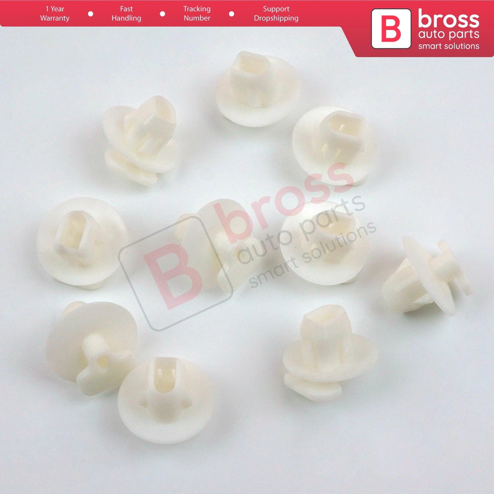 BCF2140 10 Pieces Trim Panel Clip for Toyota Top Head Size: 19mm Stem Length: 10.8mm Fits into:10.5x9mm Replacement Toyota
BCF2140 10 Pieces Trim Panel Clip for Toyota Top Head Size: 19mm Stem Length: 10.8mm Fits into:10.5x9mm Replacement Toyota
