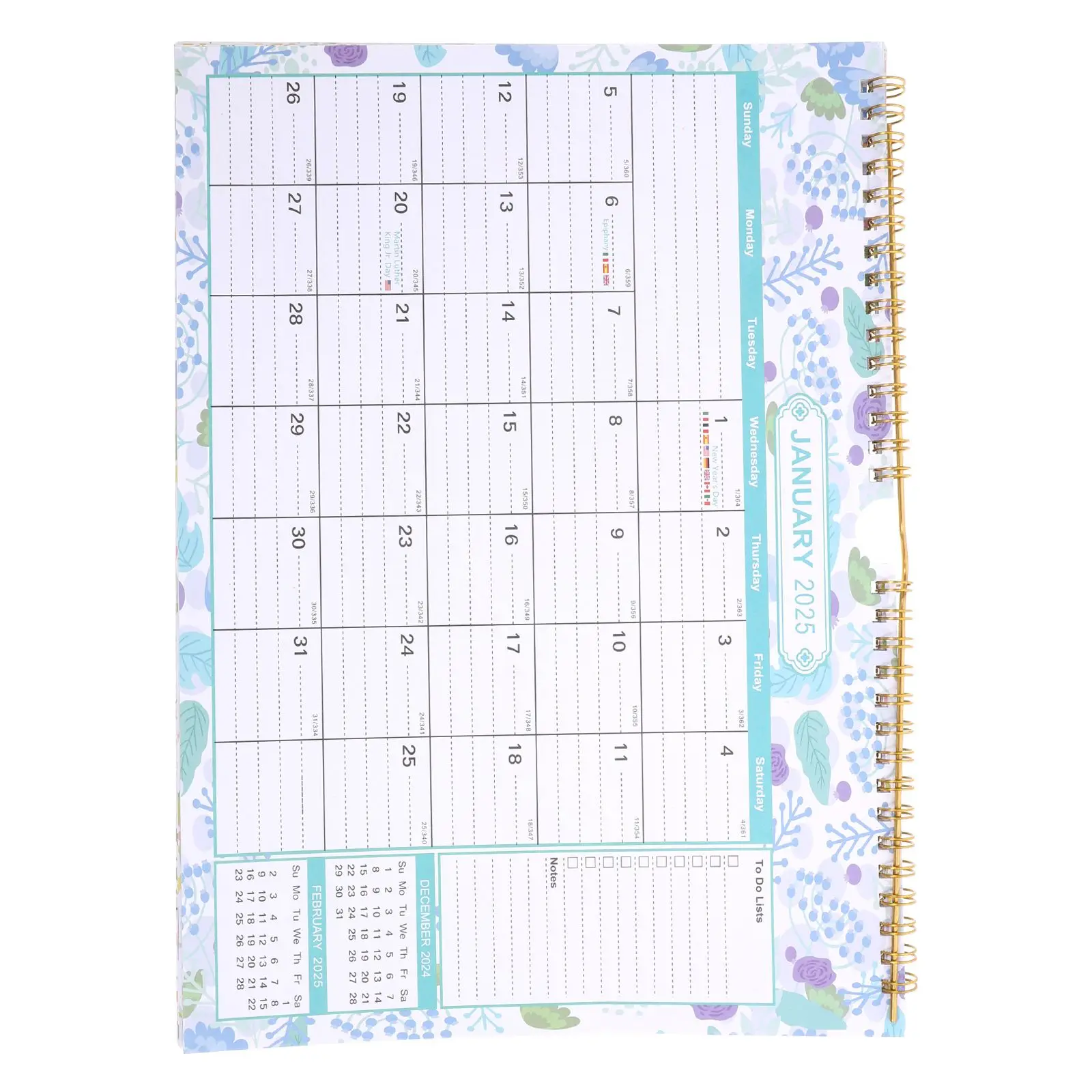 2025 Wall Calendar Monthly Calendar from January 2025 to June 2026 Decorative Spiral Calendar with Large Blocks for Notes Family
2025 Wall Calendar Monthly Calendar from January 2025 to June 2026 Decorative Spiral Calendar with Large Blocks for Notes Family