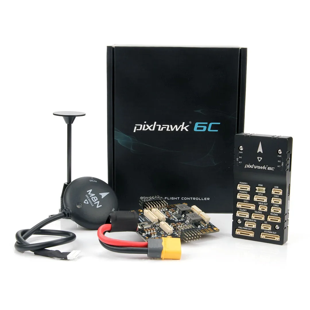Holybro Pixhawk 6C Управление полетом Четырехосевое многоосевое фиксированное крыло PX4 PIX4 Pixhawk4 Модернизированный с открытым исходным кодом, M10/M9N GPS, металлический корпус
Holybro Pixhawk 6C Управление полетом Четырехосевое многоосевое фиксированное крыло PX4 PIX4 Pixhawk4 Модернизированный с открытым исходным кодом, M10/M9N GPS, металлический корпус