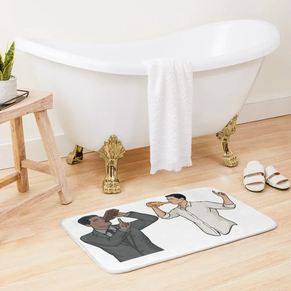 Archer Drinking Finger Up Making Other Archer Wait Funny Bath Mat Mats Bedroom For Hallway On The Floor Mat
Archer Drinking Finger Up Making Other Archer Wait Funny Bath Mat Mats Bedroom For Hallway On The Floor Mat