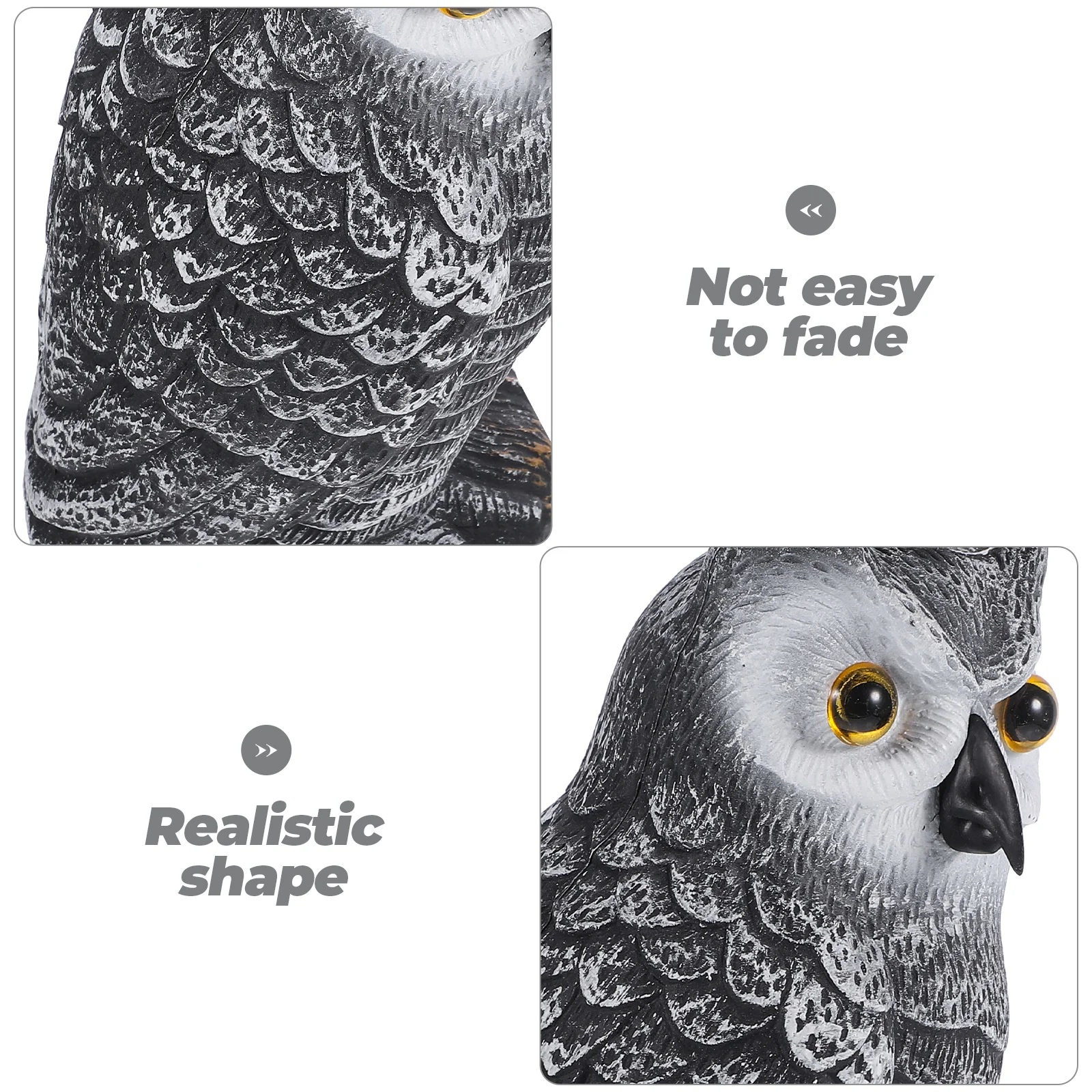 Decoy Bird Deterrent Garden Decoration Simulated Statue Realistic Plastic Owl Yard nament Fake Owl Scare Squirrels Red Brown
Decoy Bird Deterrent Garden Decoration Simulated Statue Realistic Plastic Owl Yard nament Fake Owl Scare Squirrels Red Brown