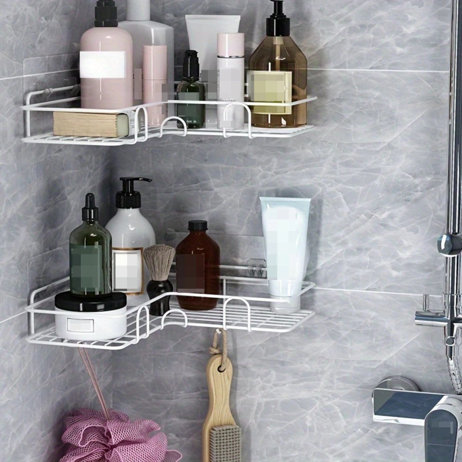 Easy-Install Shower Corner Caddy - No Drill, Sturdy Metal Toiletry Rack For Bathroom & Kitchen
Easy-Install Shower Corner Caddy - No Drill, Sturdy Metal Toiletry Rack For Bathroom & Kitchen
