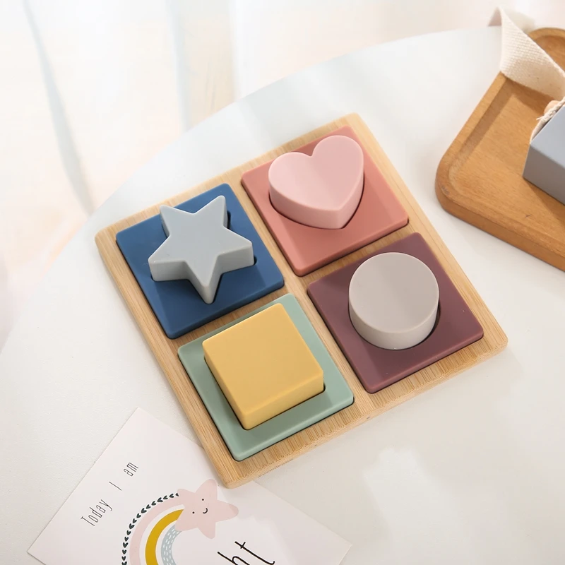 Montessori Educational Toy Kid Silicone Learning Shape Recognition Puzzle Children Building Blocks Preschool Toys Baby Gifts Kid
Montessori Educational Toy Kid Silicone Learning Shape Recognition Puzzle Children Building Blocks Preschool Toys Baby Gifts Kid
