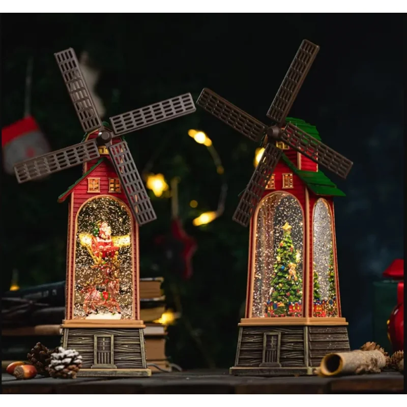 Windmill New Dktop Decoration Gifts Music Box Ornaments Ball Snow Holiday Retro
Windmill New Dktop Decoration Gifts Music Box Ornaments Ball Snow Holiday Retro