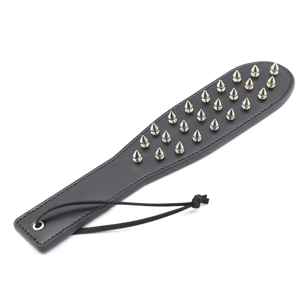 30CM PU Leather Punk Rivet Spanking Paddle Horse Whip fo Horse Equestrian Riding Bat
30CM PU Leather Punk Rivet Spanking Paddle Horse Whip fo Horse Equestrian Riding Bat