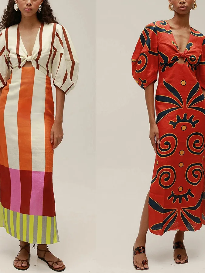 Summer Printed Loose Women's Dr Casual Vaion Sle Comfortable Lightweight Polyester Fiber G4D UWM BKN
Summer Printed Loose Women's Dr Casual Vaion Sle Comfortable Lightweight Polyester Fiber G4D UWM BKN