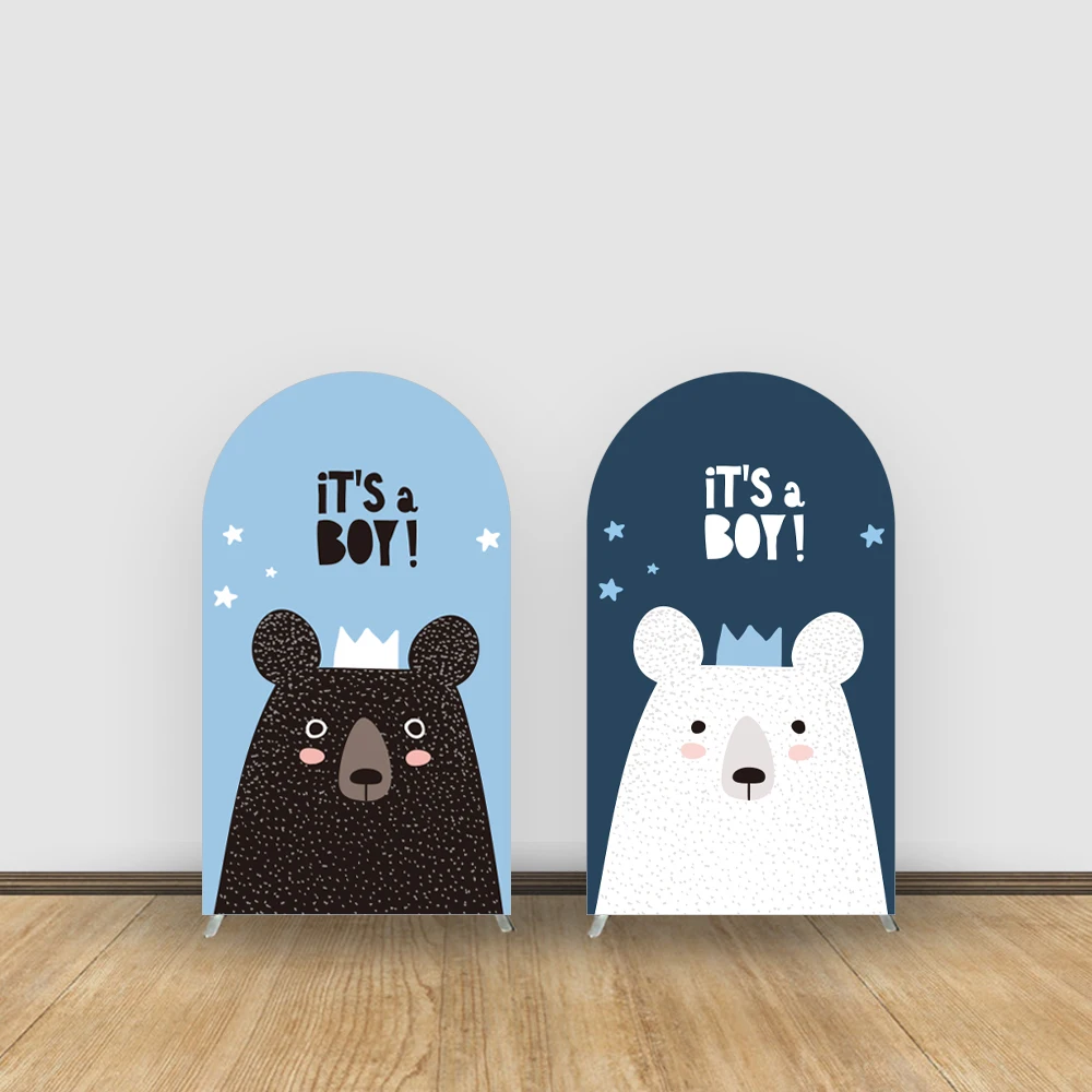 Black&white Bear theme Arch Backdrop Cover Baby Shower Decorations Background Baby Photography Props Elastic Fabric-Customizable
Black&white Bear theme Arch Backdrop Cover Baby Shower Decorations Background Baby Photography Props Elastic Fabric-Customizable