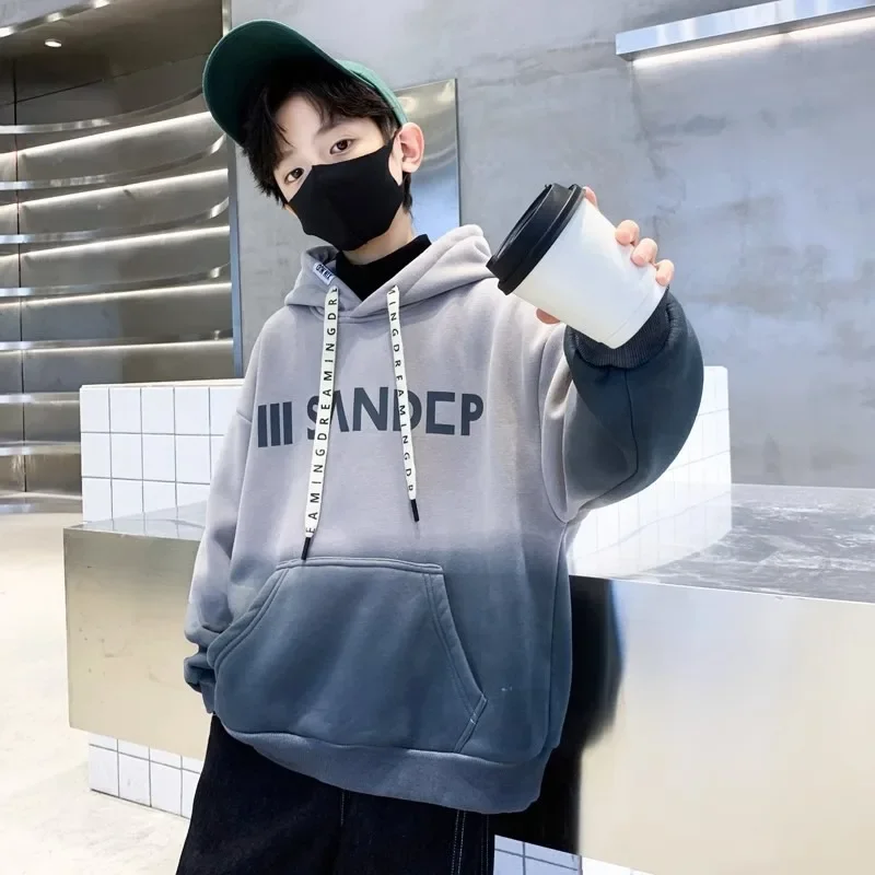 Autumn New Boy Gradient Hooded Sweatshirt Streetwear Full Geometric Unisex Hoodies Girls Clothes 5 To 12 Years Free Shipping
Autumn New Boy Gradient Hooded Sweatshirt Streetwear Full Geometric Unisex Hoodies Girls Clothes 5 To 12 Years Free Shipping