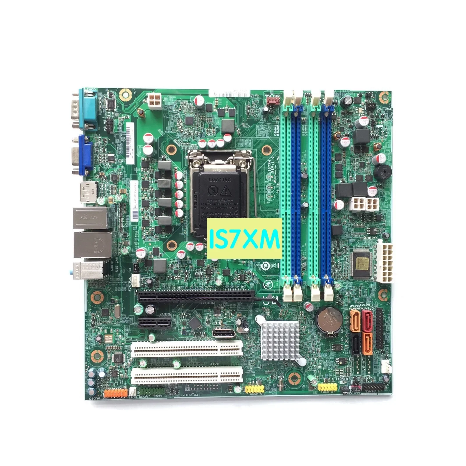 IS7XM подходит для Lenovo M8400T, материнская плата IS7XM V1.0, 100% протестирована, полностью работает, бесплатная доставка
IS7XM подходит для Lenovo M8400T, материнская плата IS7XM V1.0, 100% протестирована, полностью работает, бесплатная доставка