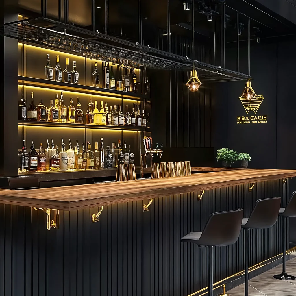 !@Modern Wood Bar Counter for Home Bar Living Room Hotel for Industrial Restaurant Interior Design and Pub Bar Applications
!@Modern Wood Bar Counter for Home Bar Living Room Hotel for Industrial Restaurant Interior Design and Pub Bar Applications