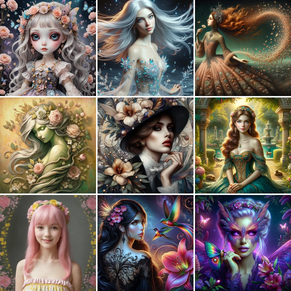 Portrait Girl Flowers Printed Fabric 11CT Cross Stitch Set DIY Embroidery Needlework Handmade Craft Painting Floss Jewelry Sales
Portrait Girl Flowers Printed Fabric 11CT Cross Stitch Set DIY Embroidery Needlework Handmade Craft Painting Floss Jewelry Sales