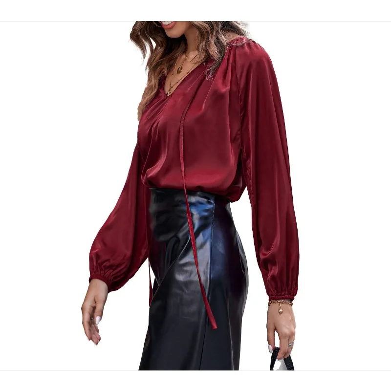 Осенний новый облегающий сетчатый топ с длинными рукавами в европейском и американском стиле, повседневный элегантный топ, облегающая женская одежда
Осенний новый облегающий сетчатый топ с длинными рукавами в европейском и американском стиле, повседневный элегантный топ, облегающая женская одежда