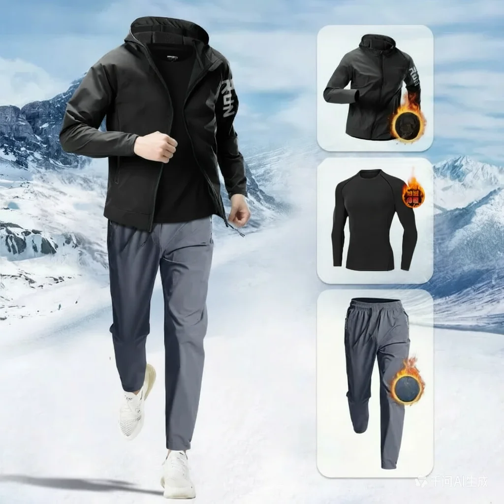 Men's Fleece Athletic Tracksuit Running Set 3 PCS Windproof Zip Up Jacket Elastic Waist for Daily Warm Wear Sport Training Gym
Men's Fleece Athletic Tracksuit Running Set 3 PCS Windproof Zip Up Jacket Elastic Waist for Daily Warm Wear Sport Training Gym