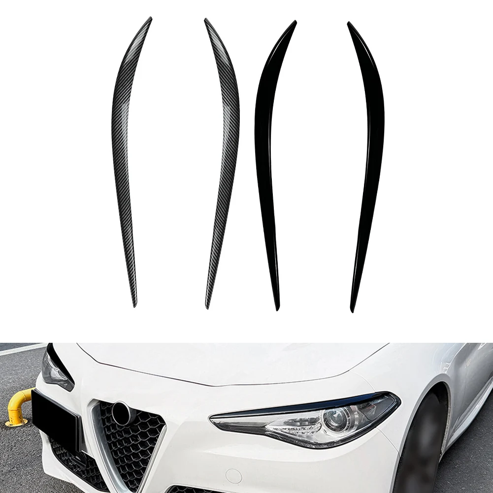 Headlight Eyelid Cover Eyebrow For Alfa For Romeo For Giulia 2015+ ABS Carbon Fiber Texture Car Exterior Mouldings Trim
Headlight Eyelid Cover Eyebrow For Alfa For Romeo For Giulia 2015+ ABS Carbon Fiber Texture Car Exterior Mouldings Trim