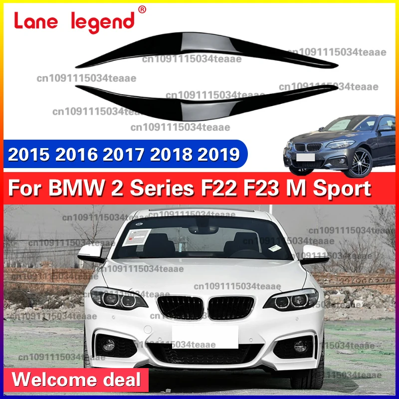 Car Evil Headlight Eyebrows Eyelid Cover For BMW 2 Series F22 F23 220i 228i 230i M235i M240i 2015-2019
Car Evil Headlight Eyebrows Eyelid Cover For BMW 2 Series F22 F23 220i 228i 230i M235i M240i 2015-2019