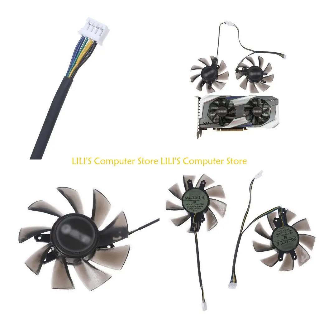 A52B P106 GA82S2H For GALAX GTX1060 Fan Cooler For Graphics Cards GeForce 1060 OC KFA2 as Fan Replacement
A52B P106 GA82S2H For GALAX GTX1060 Fan Cooler For Graphics Cards GeForce 1060 OC KFA2 as Fan Replacement