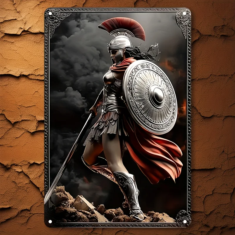 1pc Athena Warrior Retro Aluminum Metal Sign, 2D Portrait Orientation, Indoor Wall Hanging Decor for Living Room, Bedroom, Home
1pc Athena Warrior Retro Aluminum Metal Sign, 2D Portrait Orientation, Indoor Wall Hanging Decor for Living Room, Bedroom, Home