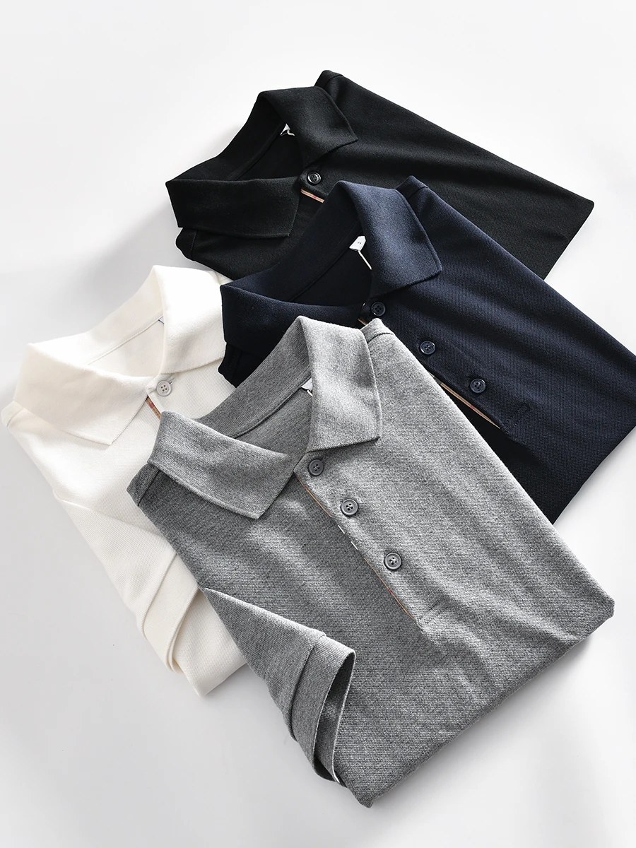 High-End 100% Cotton Double-Sided Washed Summer Men's Fashionable Versatile Casual Shirt Short Sleeve T-Shirt
High-End 100% Cotton Double-Sided Washed Summer Men's Fashionable Versatile Casual Shirt Short Sleeve T-Shirt