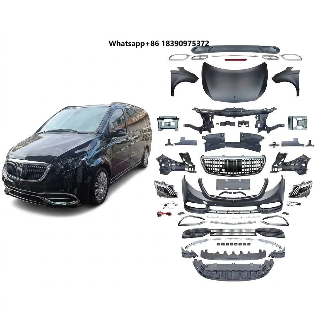 Professional W639 Look Body Kit for Viano Vito Old to New Facelift Exterior Upgrade Kit
Professional W639 Look Body Kit for Viano Vito Old to New Facelift Exterior Upgrade Kit