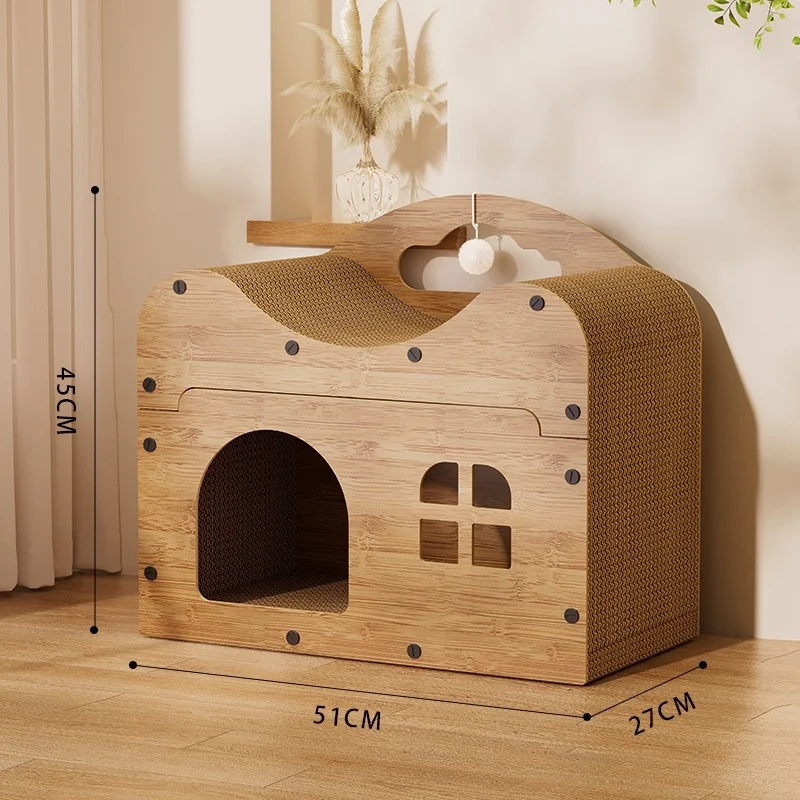 wooden vertical sofa corrugated paper, cat house does not drop debris, cat toys and pet products
wooden vertical sofa corrugated paper, cat house does not drop debris, cat toys and pet products