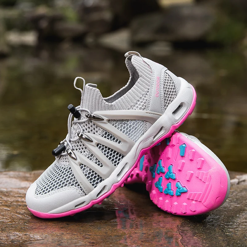 HKDQ 2025 Mesh Outdoor Sneakers Men Big Size 46 Summer Breathable Hiking Shoes Couple Non Slip Wading Shoes Women Sports Shoes
HKDQ 2025 Mesh Outdoor Sneakers Men Big Size 46 Summer Breathable Hiking Shoes Couple Non Slip Wading Shoes Women Sports Shoes