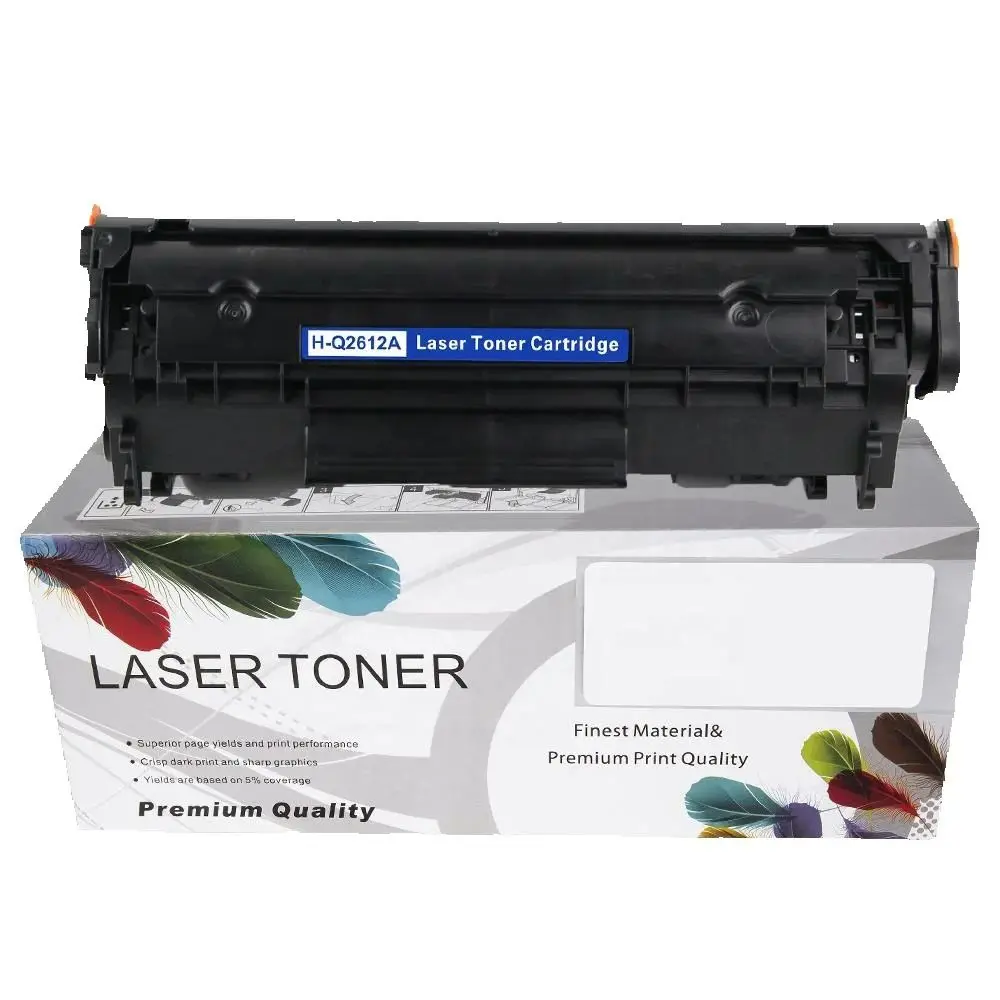 Q2612A 2612A 2612 12A High Quality Cartouche Toner Cartridge Compatible for HP85A for HP Laser Printer
Q2612A 2612A 2612 12A High Quality Cartouche Toner Cartridge Compatible for HP85A for HP Laser Printer