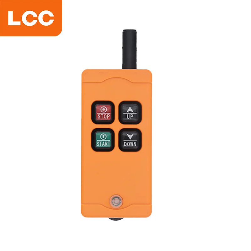 IP67 LCC HB-2S Waterproof Dustproof Oilproof 2 Button Single Speed Industrial Wireless Radio Crane Remote Control
IP67 LCC HB-2S Waterproof Dustproof Oilproof 2 Button Single Speed Industrial Wireless Radio Crane Remote Control