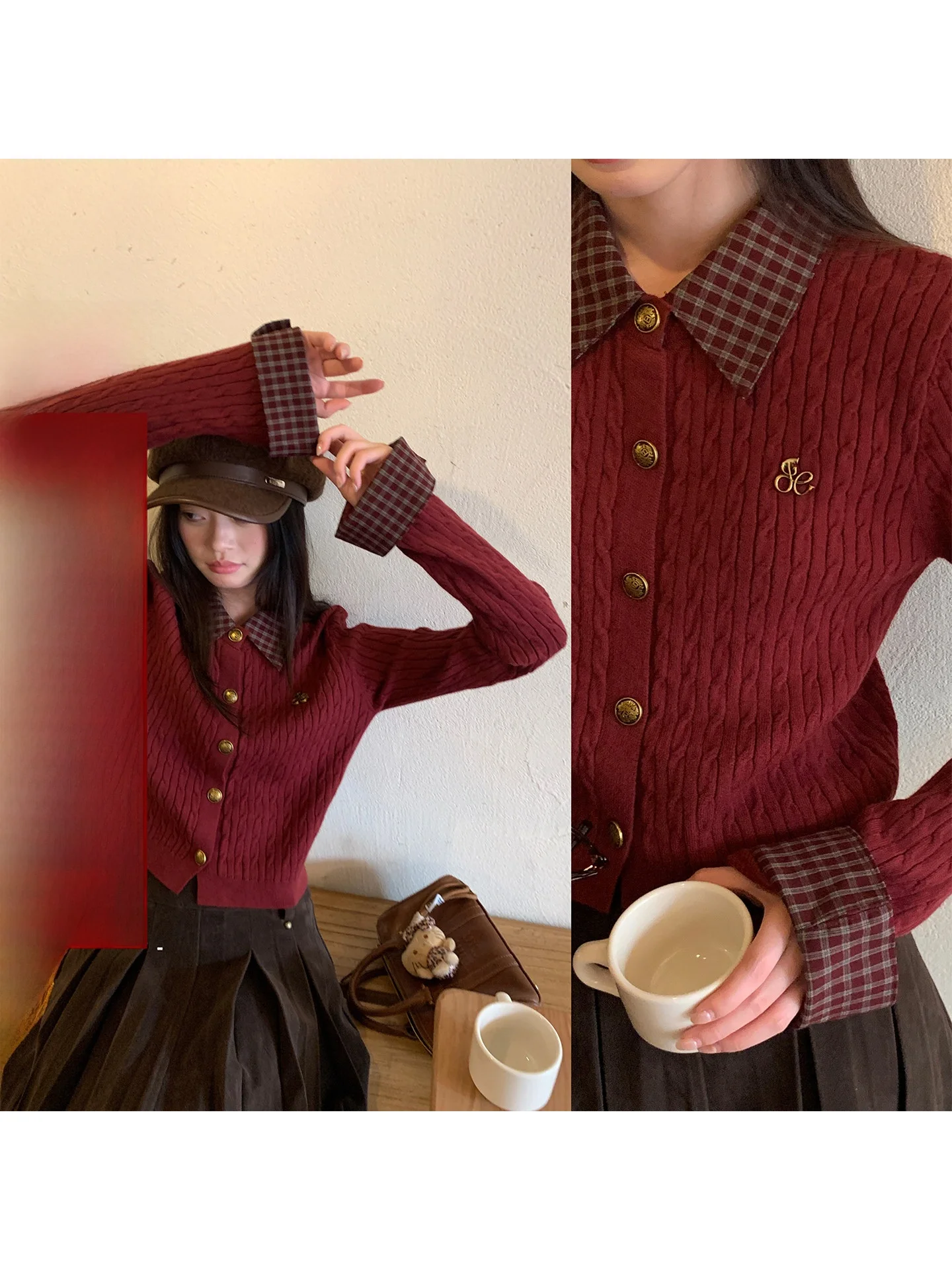 Red Knitted ort Coat Women's Winter Faion Song Zhengen Commute Sle Loose Fit Long Sve Open Cardigan Sweater
Red Knitted ort Coat Women's Winter Faion Song Zhengen Commute Sle Loose Fit Long Sve Open Cardigan Sweater