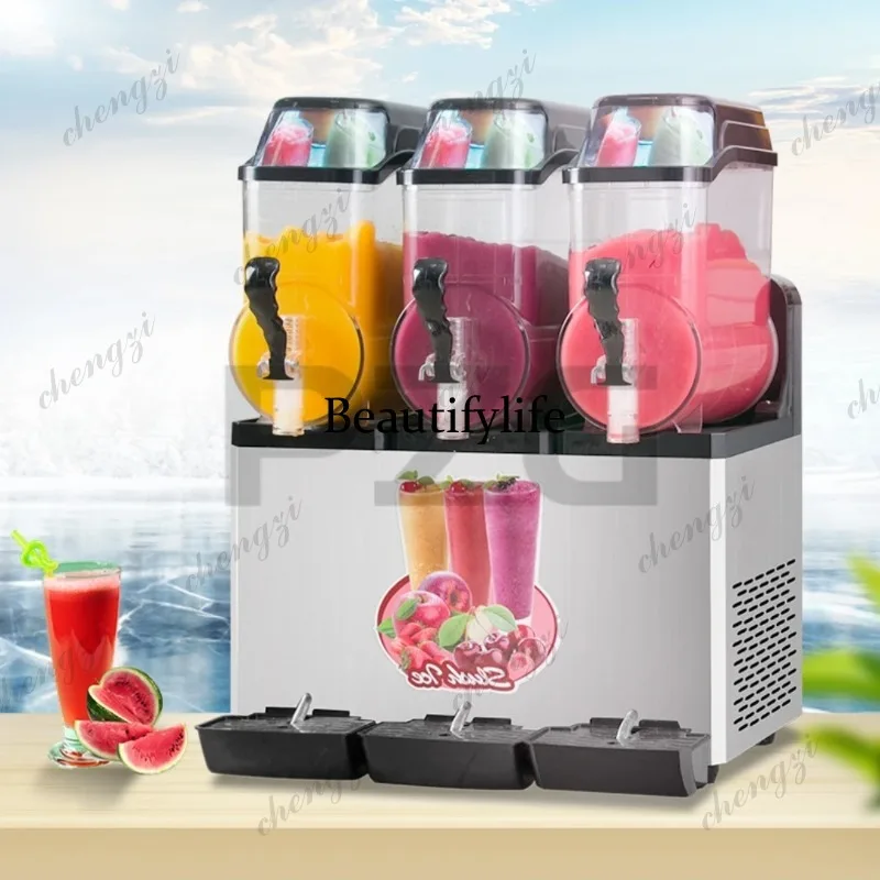 Factory Outlet Ice Cream Slush Machine Margarita Slush Maker 3 Tanks Commercial Slush Making Machine
Factory Outlet Ice Cream Slush Machine Margarita Slush Maker 3 Tanks Commercial Slush Making Machine