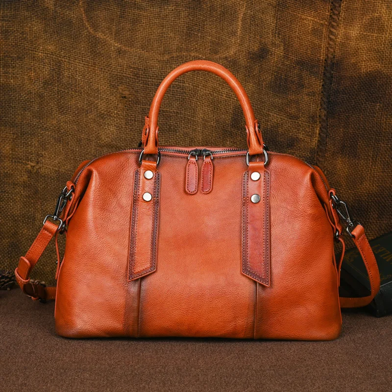 Vintage Cowhide Women's Handbag Luxury Genuine Leather Shoulder Messenger Bag Large Capacity Female CrossBody Bag
Vintage Cowhide Women's Handbag Luxury Genuine Leather Shoulder Messenger Bag Large Capacity Female CrossBody Bag