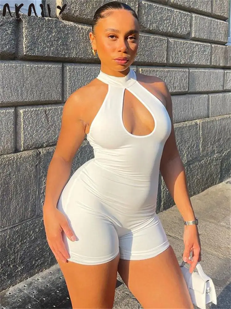 Akaily Winter Sexy Hollow Out White Romper Casual Vacation For Women 2023 Round Neck Sleeveless Bodycon Romper Ladies Activewear
Akaily Winter Sexy Hollow Out White Romper Casual Vacation For Women 2023 Round Neck Sleeveless Bodycon Romper Ladies Activewear