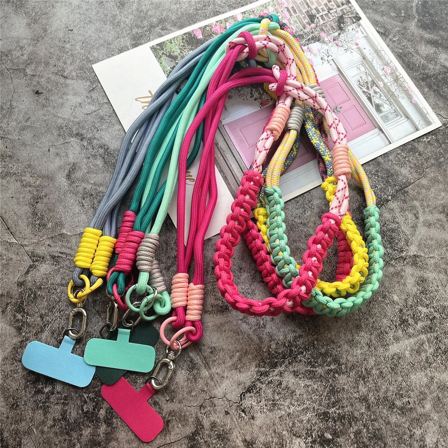 Lanyard for Phone Pendant With Patch Mobile Phone Cord Shoulder Strap Metal Key Ring Telephone Accessories Lost Prevention Strap
Lanyard for Phone Pendant With Patch Mobile Phone Cord Shoulder Strap Metal Key Ring Telephone Accessories Lost Prevention Strap