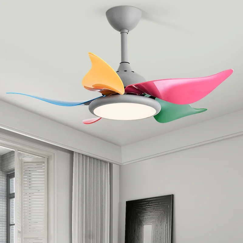 Modern Ceiling Fan Light for Kids Room with LED 3 Color Nordic Style Home Bedroom with Color Changing with Remote Control
Modern Ceiling Fan Light for Kids Room with LED 3 Color Nordic Style Home Bedroom with Color Changing with Remote Control
