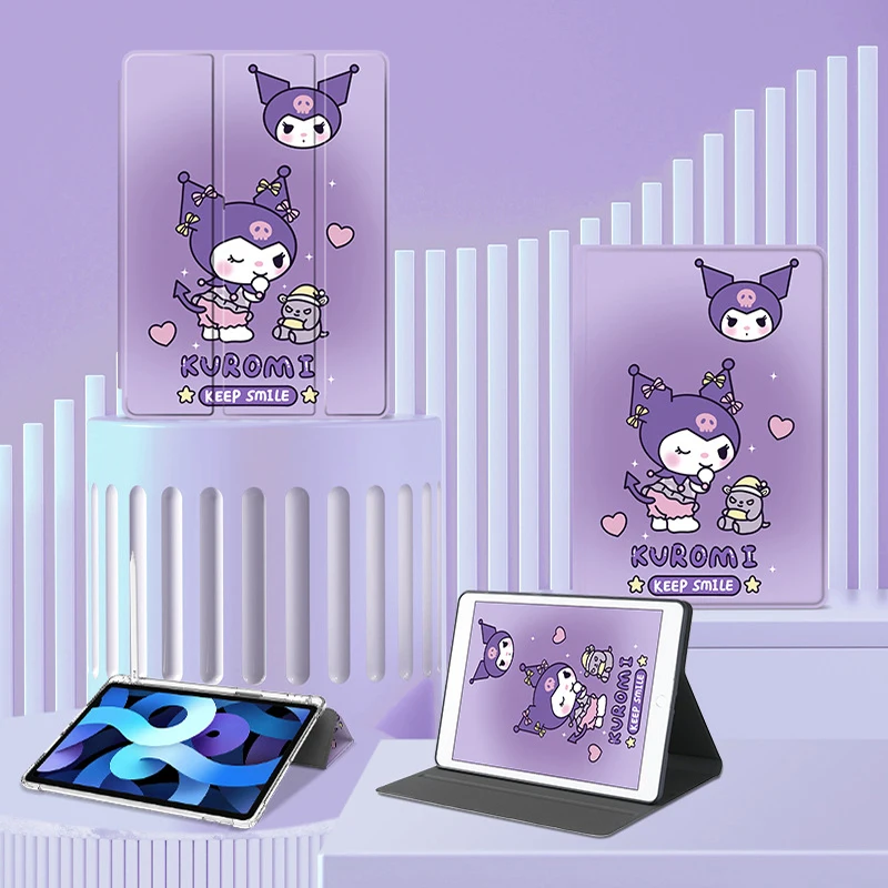 Cartoon Kuromi Ipad Case For 20 21 10.2in 10th Generations 10.9inch Case Pro Air3 10.5inch Mini4 5 Tablet Case Cute Cover Gift
Cartoon Kuromi Ipad Case For 20 21 10.2in 10th Generations 10.9inch Case Pro Air3 10.5inch Mini4 5 Tablet Case Cute Cover Gift