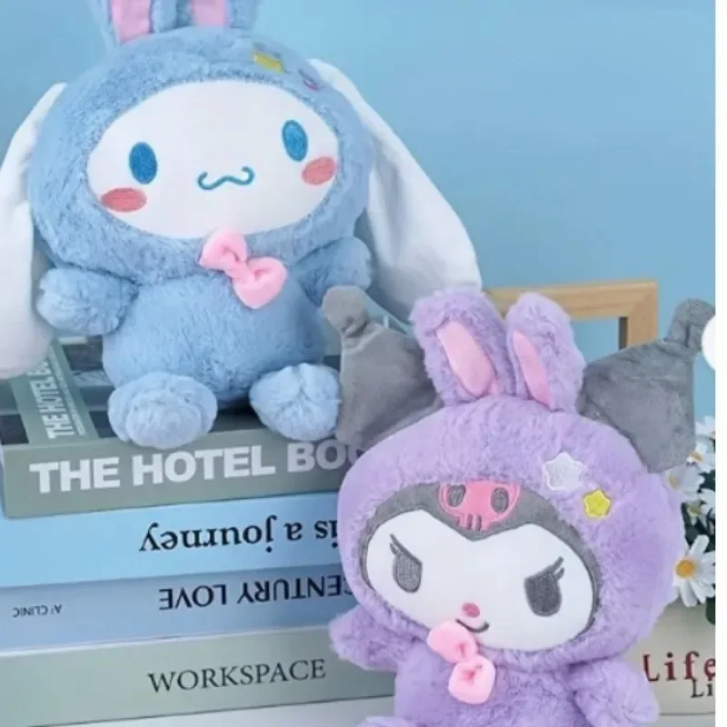Anime Cartoon Sanrio Kitty Plush Doll 25cm Cute Kuromi Melody Pillow Doll Transfer Rabbit Cinnamoroll Lovely Gift Girl Plush Toy
Anime Cartoon Sanrio Kitty Plush Doll 25cm Cute Kuromi Melody Pillow Doll Transfer Rabbit Cinnamoroll Lovely Gift Girl Plush Toy