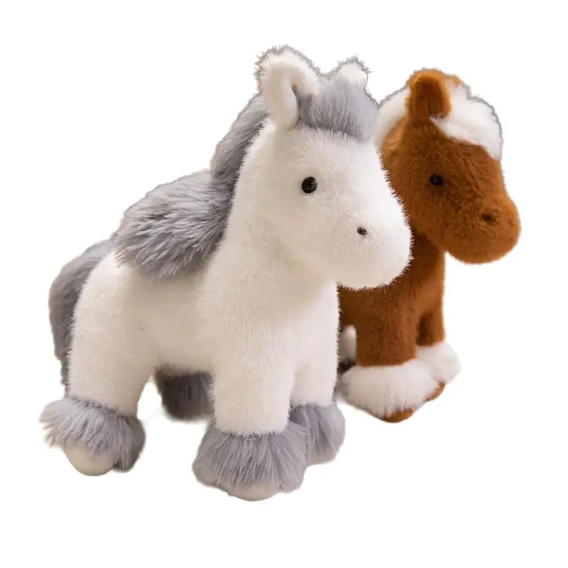 Fluffy Horse Plush Pillow Stuffed Brown White Simulation Pony Doll Standing Plushie Soft Birthday Gift
Fluffy Horse Plush Pillow Stuffed Brown White Simulation Pony Doll Standing Plushie Soft Birthday Gift