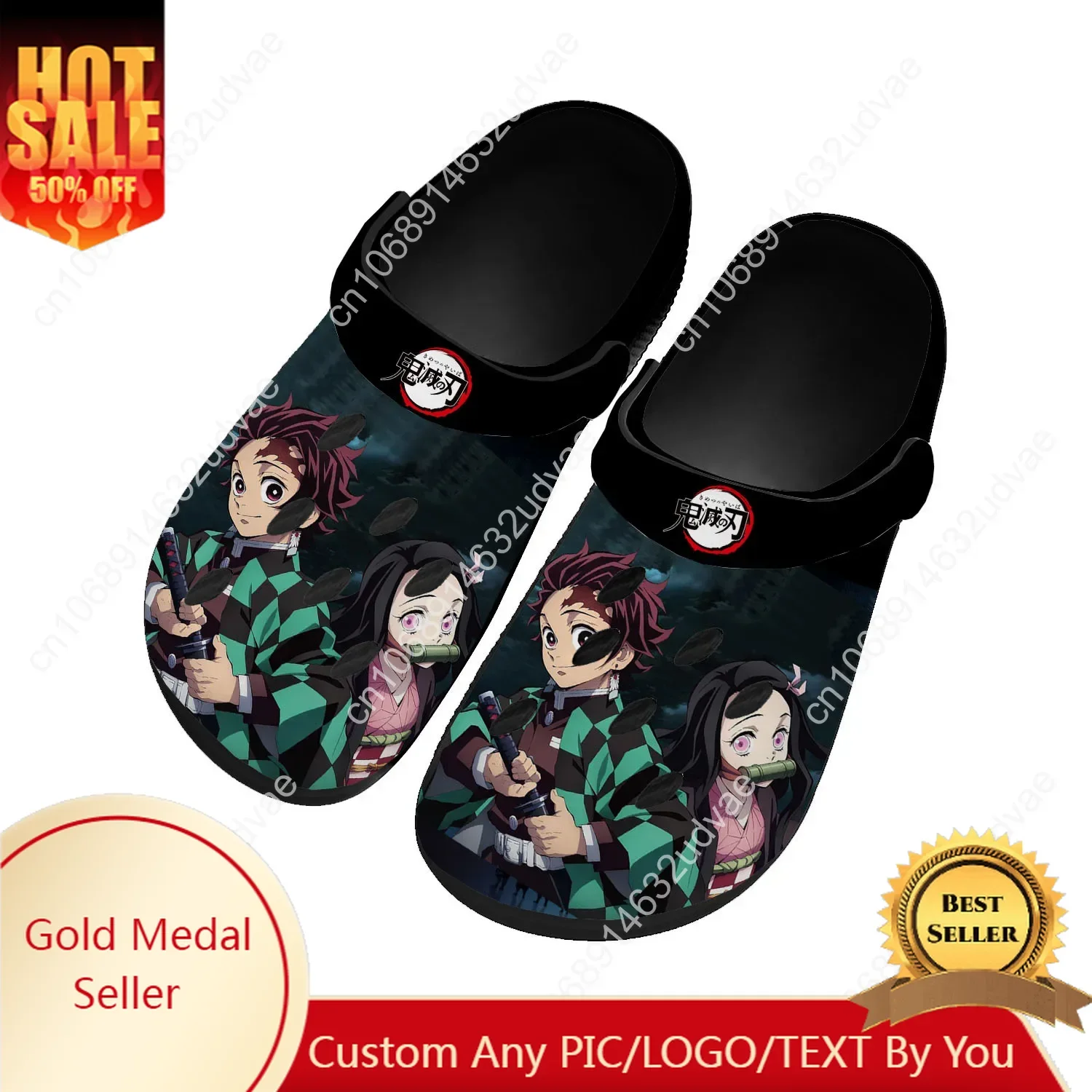 Tanjiro Kamado Water Shoe Men Women Teenager High Quality Fashion Home Garden Clogs Custom Sandals Beach Breathable Hole Slipper
Tanjiro Kamado Water Shoe Men Women Teenager High Quality Fashion Home Garden Clogs Custom Sandals Beach Breathable Hole Slipper