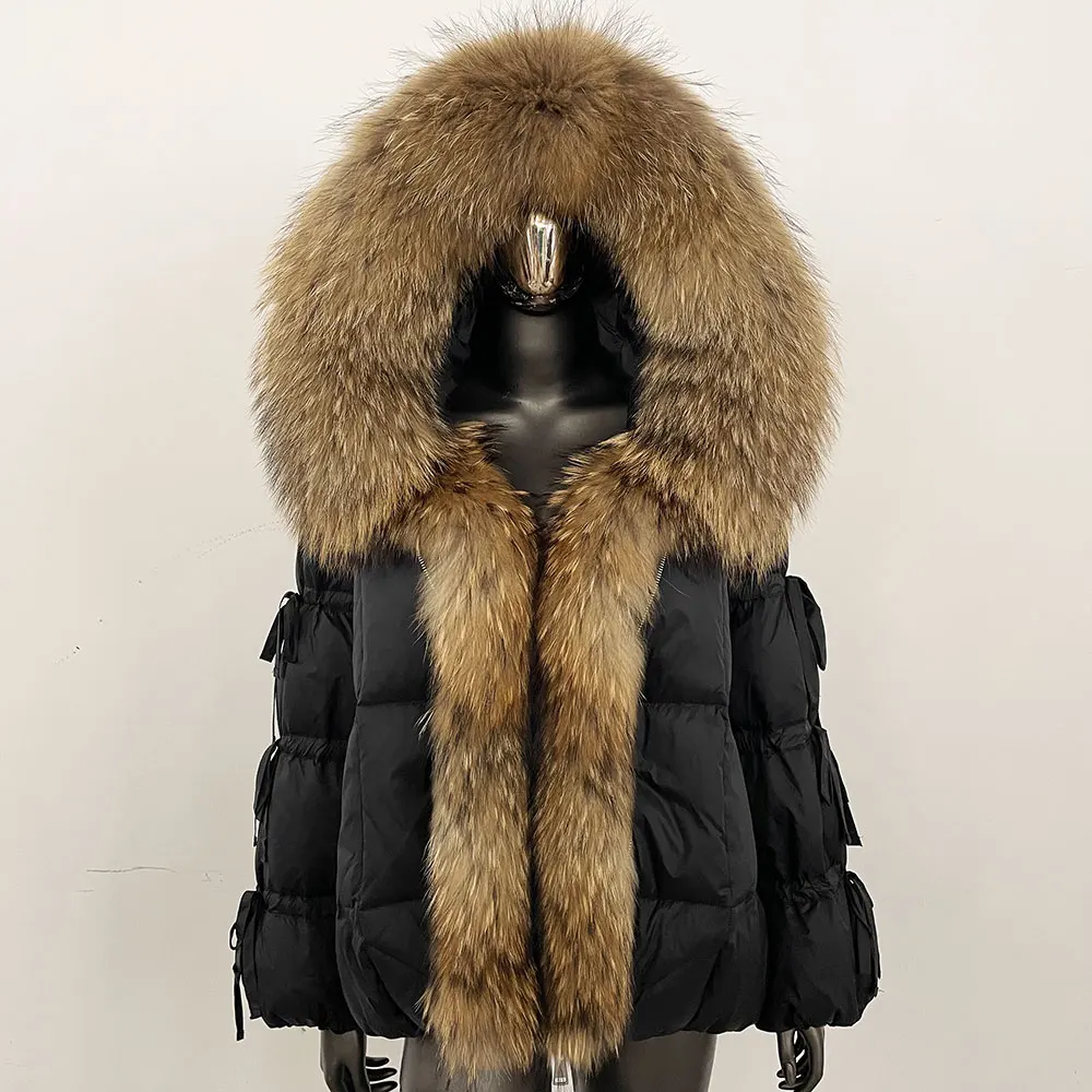 Winter Hooded White Duck Down Coat Lady Reality Fur Coat Real Fox Fur Warm Puffer Jacket Women Parkas Natural Fur Coat Female
Winter Hooded White Duck Down Coat Lady Reality Fur Coat Real Fox Fur Warm Puffer Jacket Women Parkas Natural Fur Coat Female